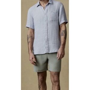 Faherty Mens All Day Shorts 2.0 7" Inseam Color Trail Olive Size 31